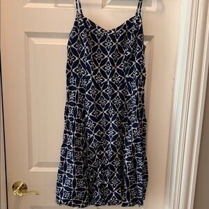Old Navy Blue and White Mini Dress